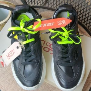 A.S.98 sneakers size 10 black and white